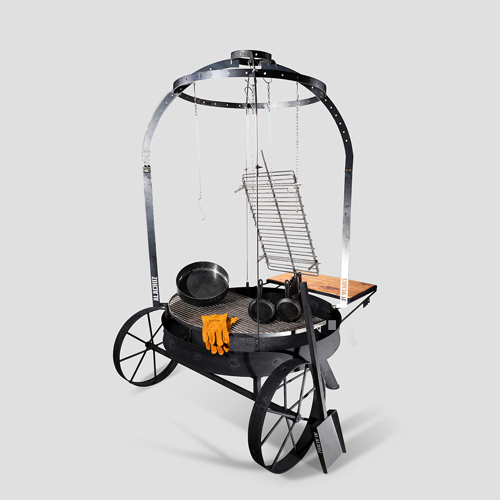 Big Outback with pajarera open fire grill